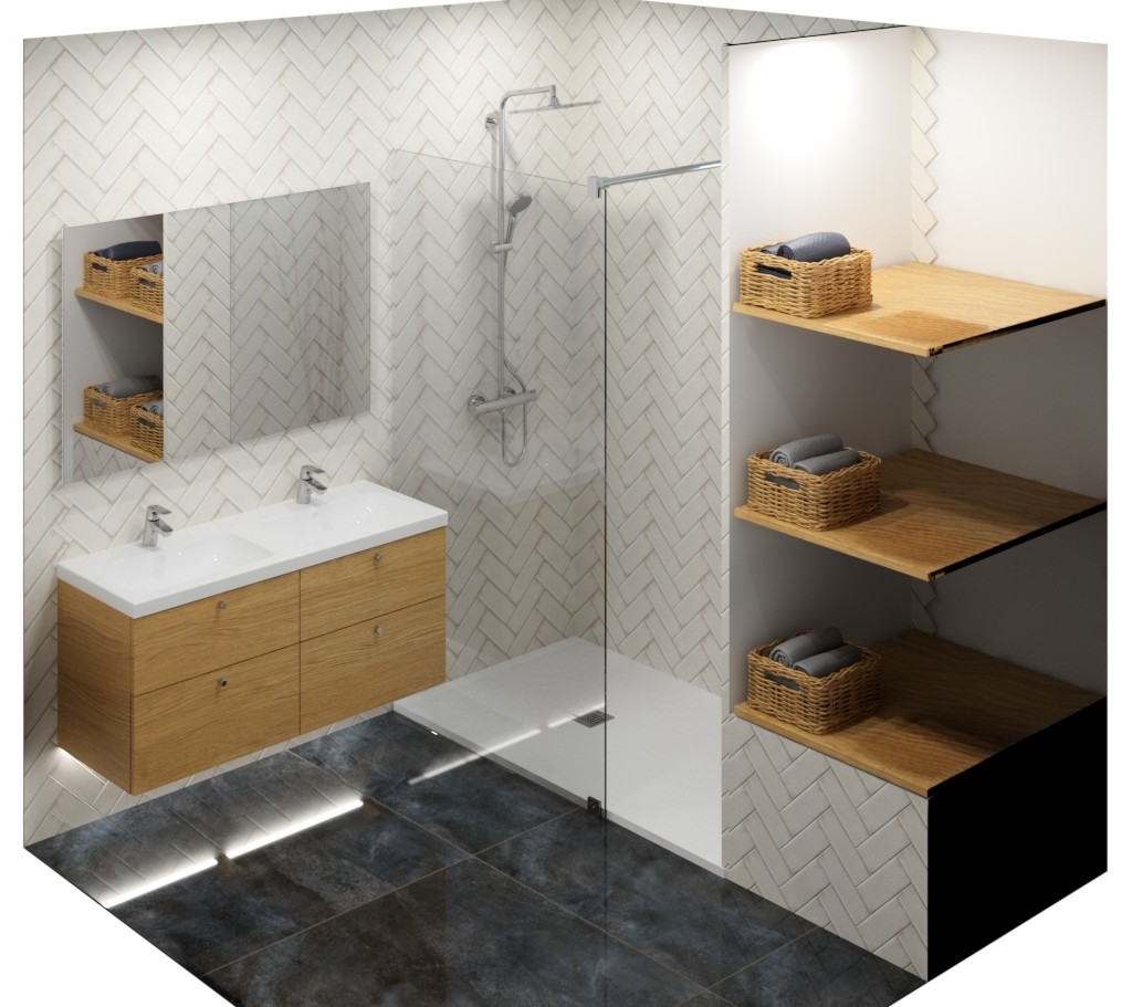 Espace Carrelage 53 Carreleur Chateau Gontier PLAN 3D 4