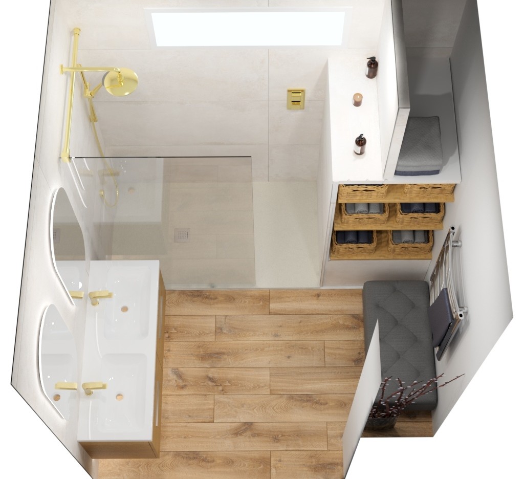 Espace Carrelage 53 Carreleur Chateau Gontier PLAN 3D 8